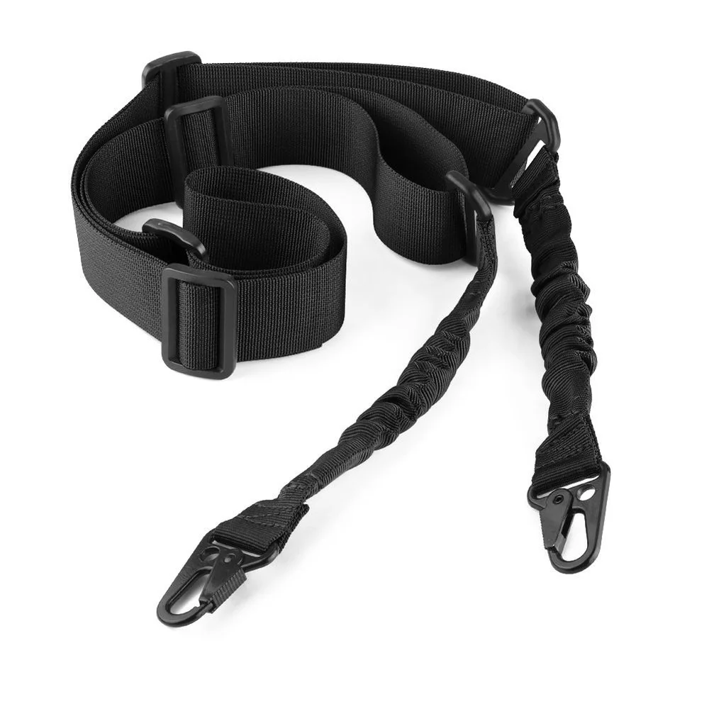 

Tactical Two Points Sling Bungee Shoulder Strap Durable Nylon Belt High Quality Heavy Duty Sling for Outdoor Sports Accessories