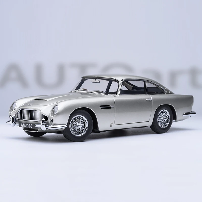 

AUTOart 1:18 Scale Diecast Alloy Aston Martin DB5 Toys Vintage Cars Model Classics Nostalgia Adult Souvenir Gifts Static Display