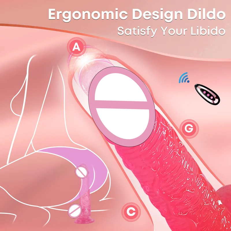 Dildo für Frauen Remote Penis mit Saugnapf G-Punkt Anal Plug erwachsene Sexspielzeuge Männer Phallus Anal Weiblicher Masturbator gefälschter Vibrator