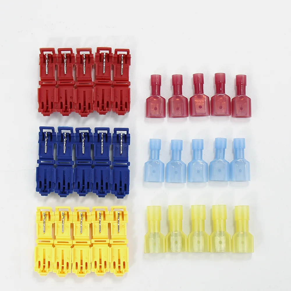 T electric Wire connection Crimping terminal quick lead Avoid peel convenient clamp Cable Joint holder Clip connector