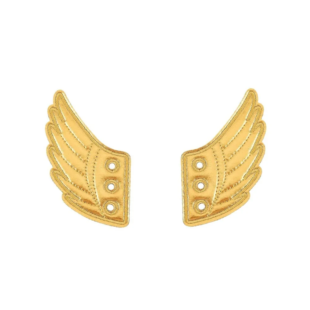 Handmade Fabric Shoe Decoration Wings Shape Multi-color DIY Shoe Charms Detachable Casual Detachable Shoe Accessories