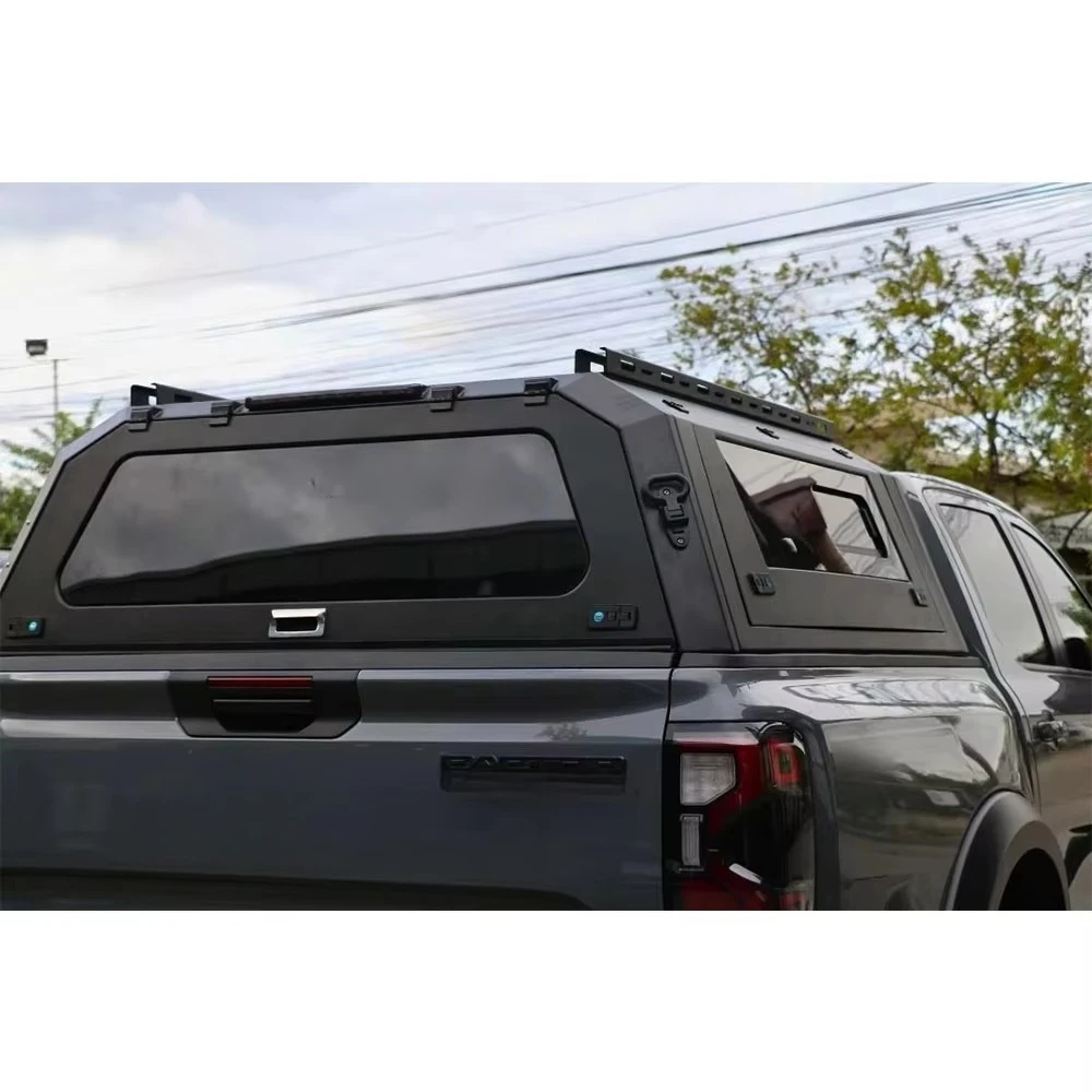 

Factory Direct Sales High Quality Pickup Aluminum Alloy Hard Topper Canopy Split Truck Cover Canopy for Silverado 1500