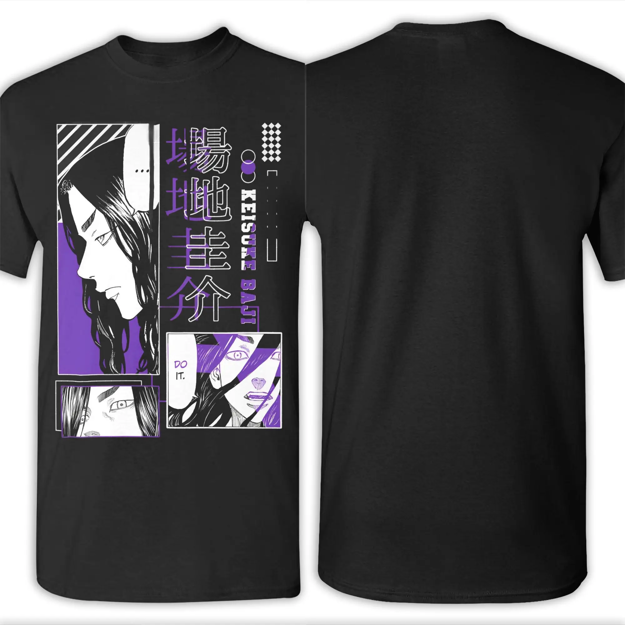 الرجال النساء طوكيو المنتقمون أنيمي مانغا الكرتون قميص القطن الخالص الجرافيك تي شيرت أعلى الملابس