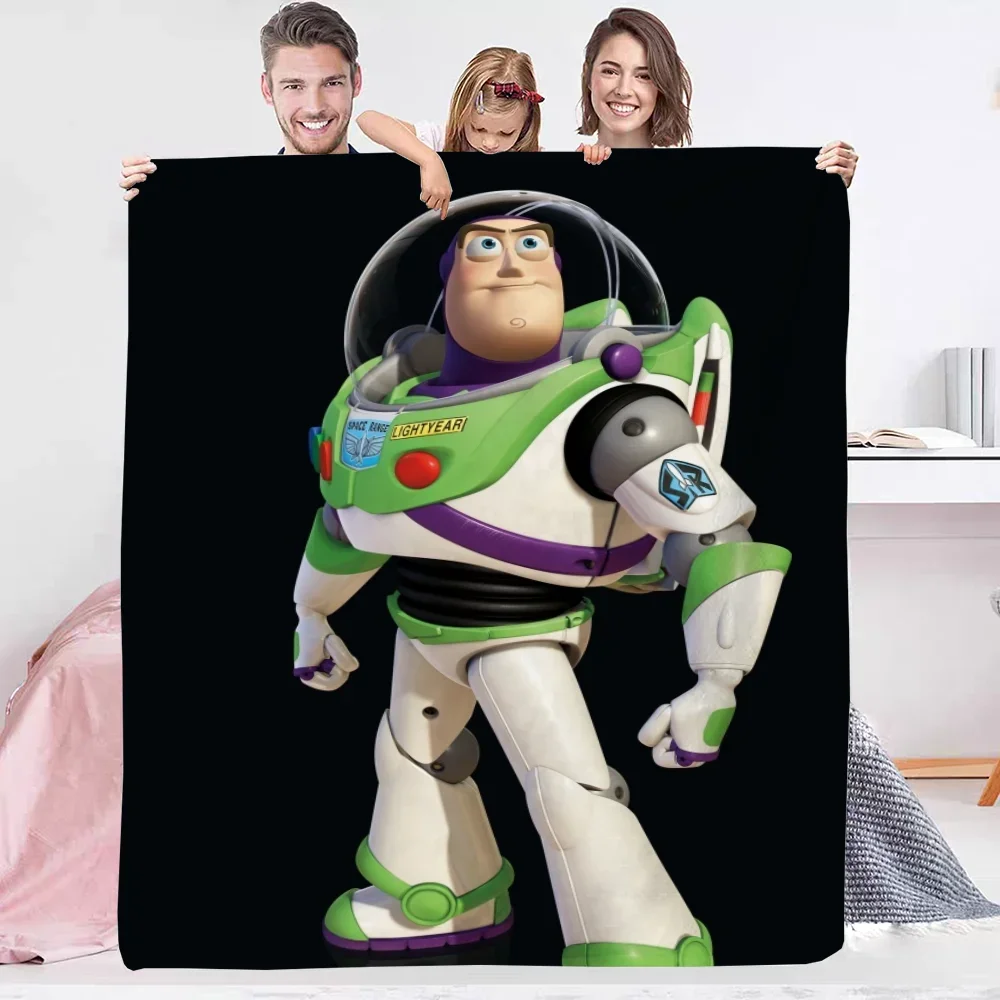 Winter Blanket Warm Buzz Lightyear Bedspread on the Bed Downy Sleeping Blankets and Throws Blanket for Sofa Throw Knee Fluffy