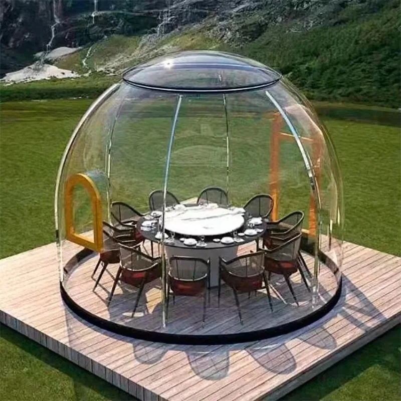 Luxury Inflatable Bubble Tent Starry Sky Room Transparent Outdoor Camping House For Garden Event Resort