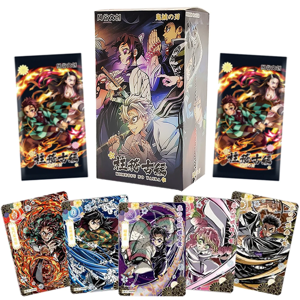 

Demon Slayer Collection Card Exquisite Standing Painting Handsome Protagonist Limited Cards Fantasy Anime Creative Toys Gifts