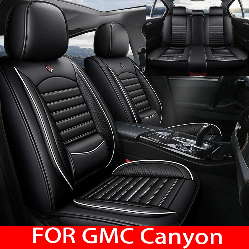 

Чехол на автомобильное сиденье, водонепроницаемый, износостойкий, из искусственной кожи, мягкий и удобный, полностью обернутый чехол на сиденье ДЛЯ GMC Canyon