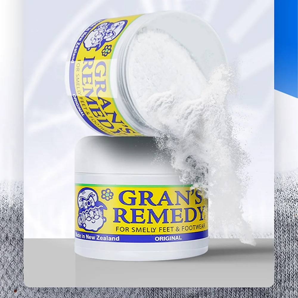 3 pezzi Original/Cooling/profumato Grans Remedy Foot Powder efficace eliminatore di odori e assorbimento dell'umidità polvere per piedi per calzature puzzolente