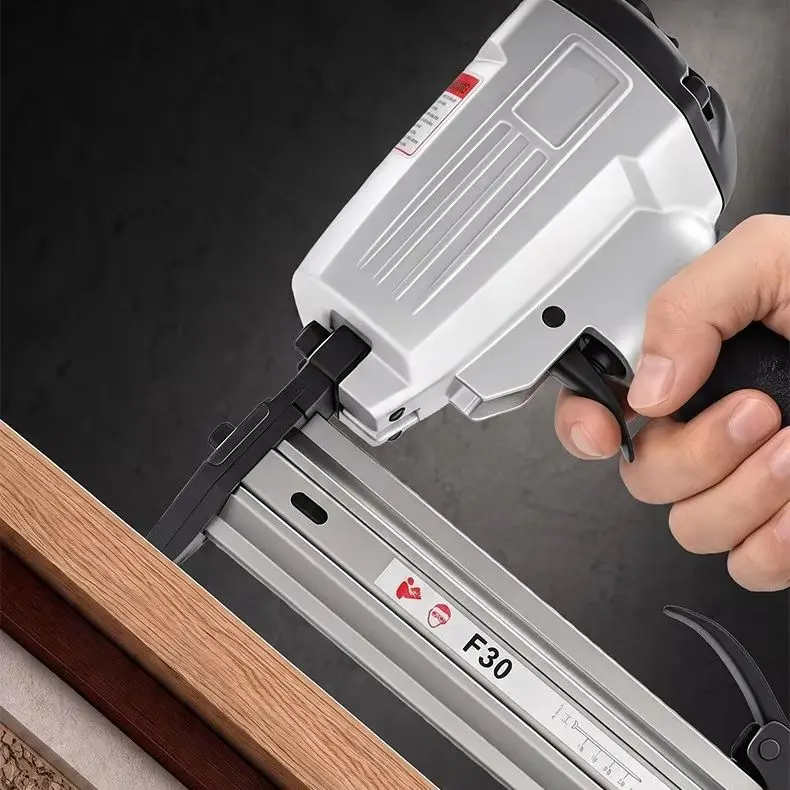 Nail Gun Aluminum Alloy Integrated Pneumatic Nail Gun 2 IN 1 Pneumatic Steel Nail Gun Nail Gun