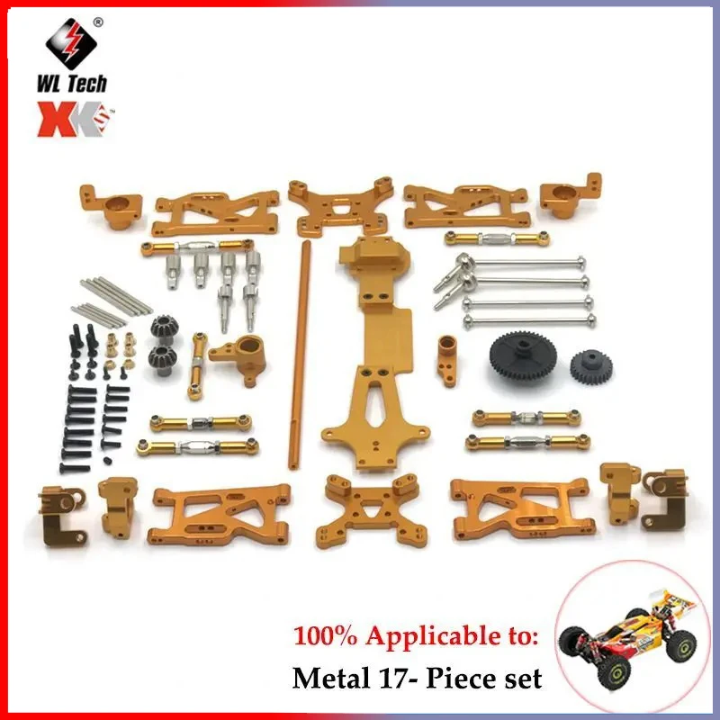 Wltoys 144001 144002 144010 124007 124016 124017 124018 124019  Front and Rear Suspension Arm Set RC Car Spare Parts