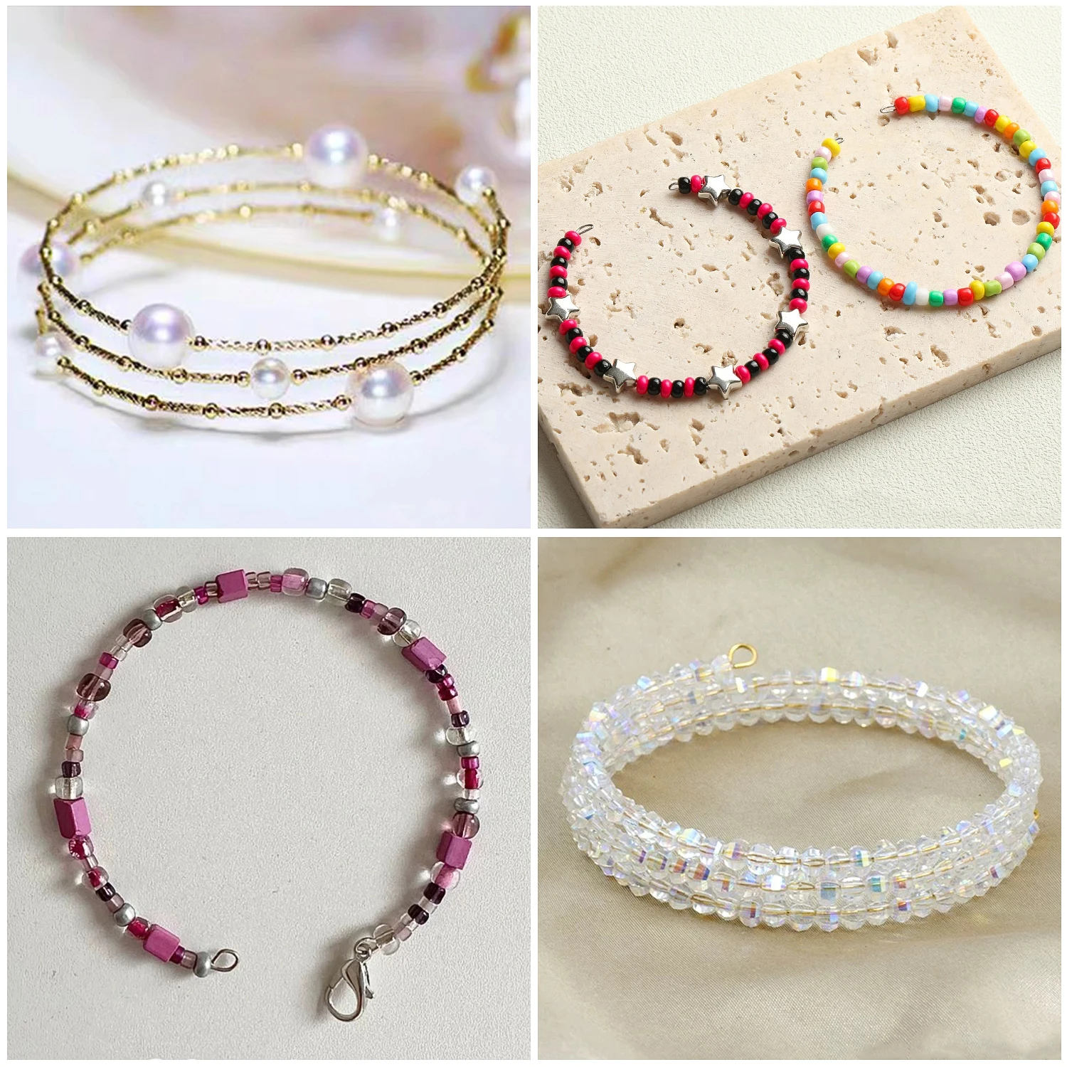 60 حلقة/مجموعة 0.6 مللي متر أسلاك الفولاذ الذاكرة DIY بها بنفسك الديكور أساور أقراط صنع المجوهرات العثور على لوازم الملحقات