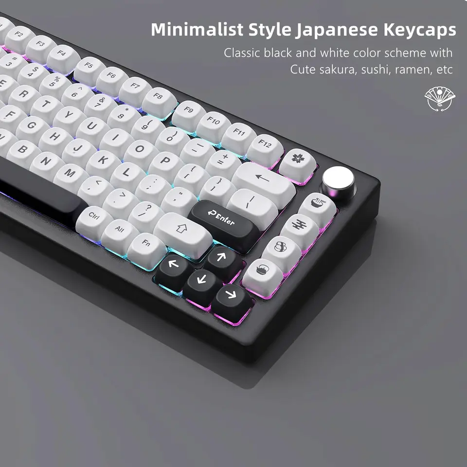 142 Keys Bow PBT Keycaps MOA Profile PBT Dye Sublimation DIY Key