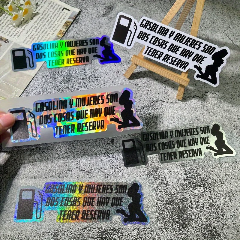 

Автомобильная наклейка «Gas & Ladies» — водонепроницаемая юморная наклейка JDM для бамперов, мотоциклов, сумок. Прочный винил для любителей автомобилей.