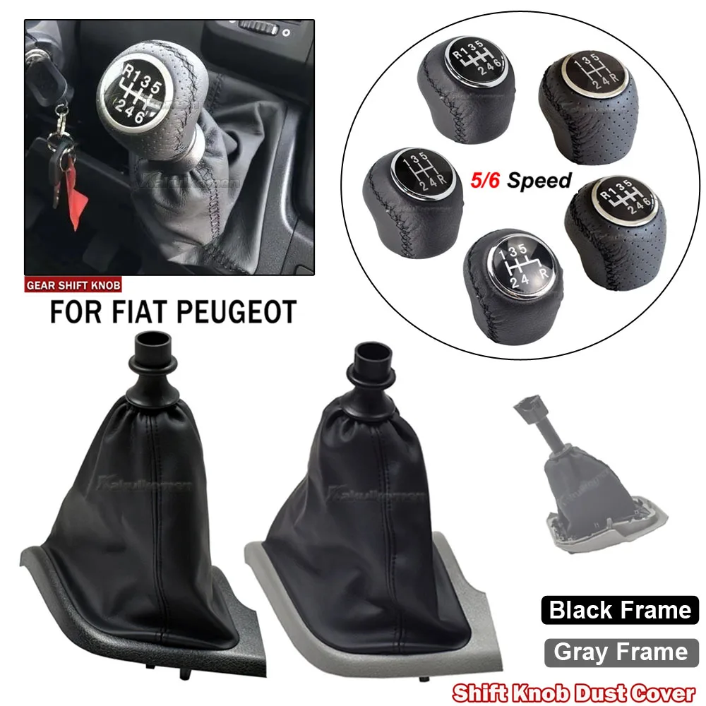 Nueva palanca de cambios manual de 5/6 velocidades con funda protectora para Citroen Jumper Relay Peugeot Boxer Fiat Ducato