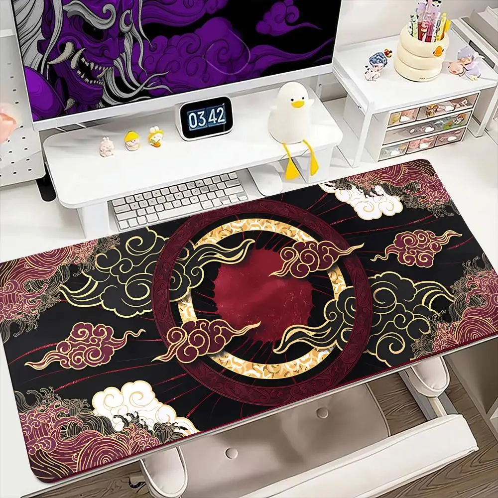 

Japanese style Mouse Pad 900x400MM Large Gaming Mousepad Keyboard Gamer Rubber Anti-wrinkle Anti-Slip Bottom Desk Mat