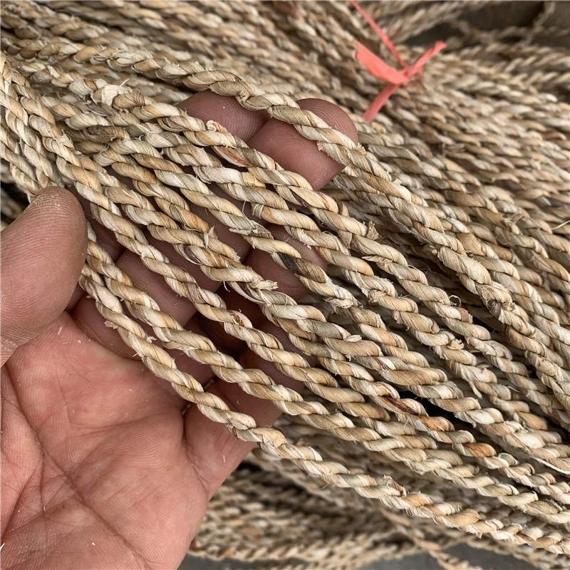 

50M Natural Water Hyacinth Rope Handmade Weaving Grass Rattan Braid for Chair Basket Craft Decor