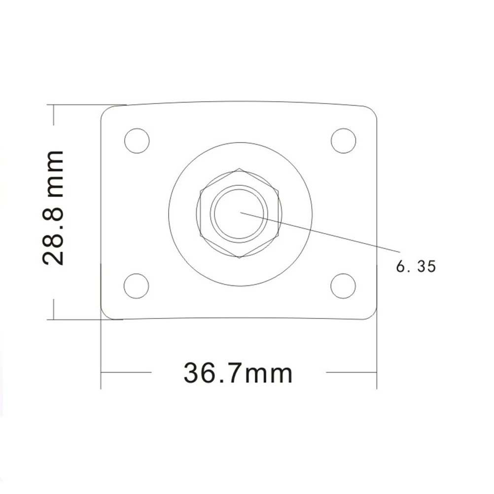 

5pcs Plate Socket Cover Electric Guitar Output Stereo Plug Connectors Durable Easy Install Guitar Jack Plate Gifts