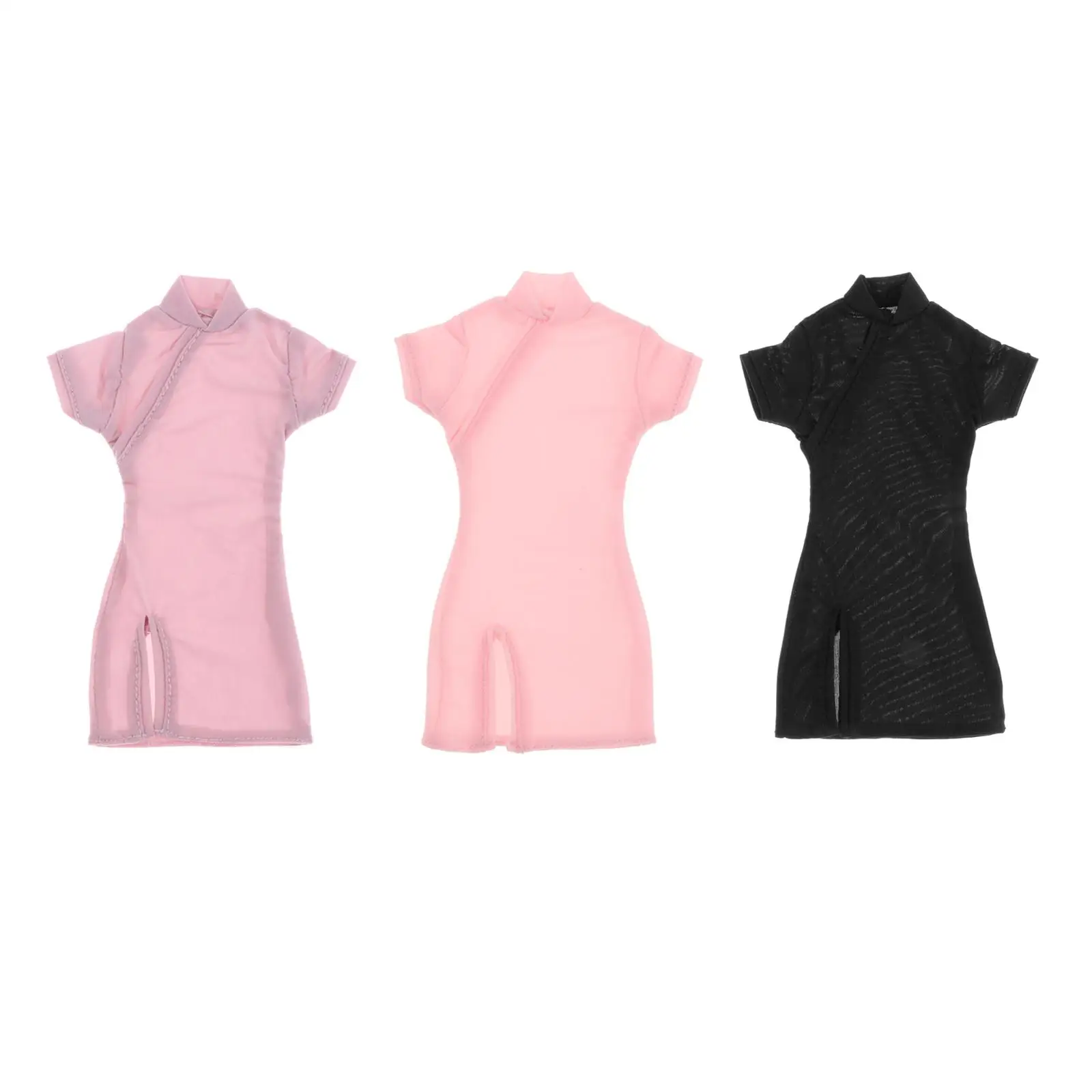 

1:6 Women Cheongsam Dress, Clothing Cosplay Casual Action Figures Clothes for 12'' inch Woman Action Figure Accessories