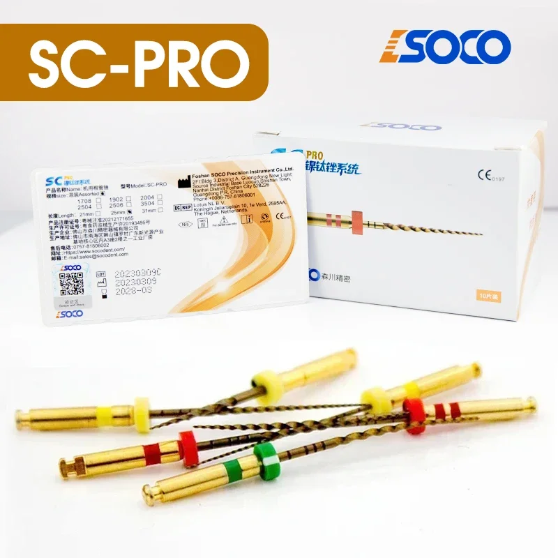 

COXO SC-PRO 6 шт./кор. никель-титановые инструменты из сплава, оптимальная эффективность резки, гибкость, долговечность для терапии корневых каналов