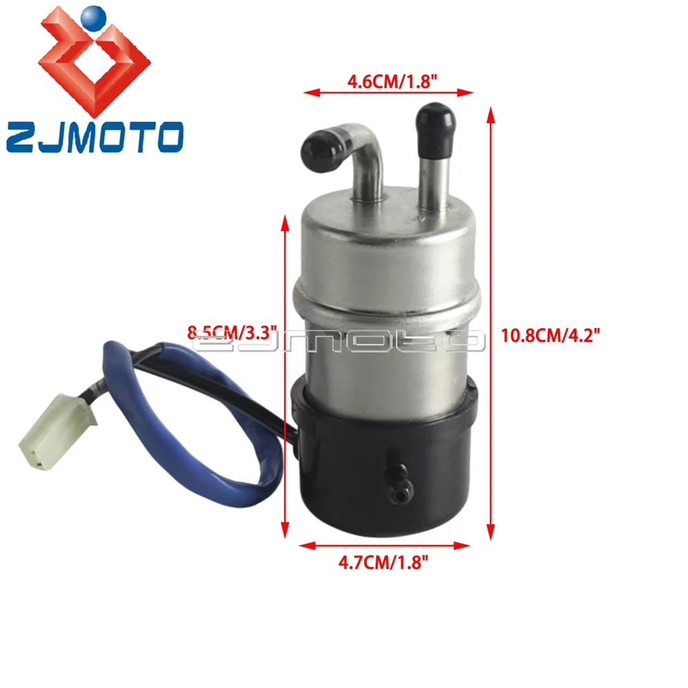 Metal Fuel Pump 12V  For Yamaha XV1600A AS AT XV1700A AS AT ATS 1999-2007 Correct Connector Replace 4KM-13907-00 5VN-13907-00