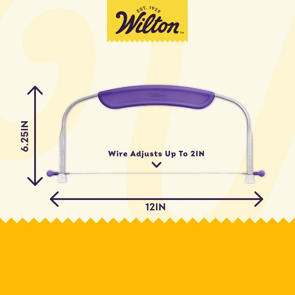 Adjustable Cake Leveler for Smooth, Even Layers - Easy to Use & Dishwasher Safe