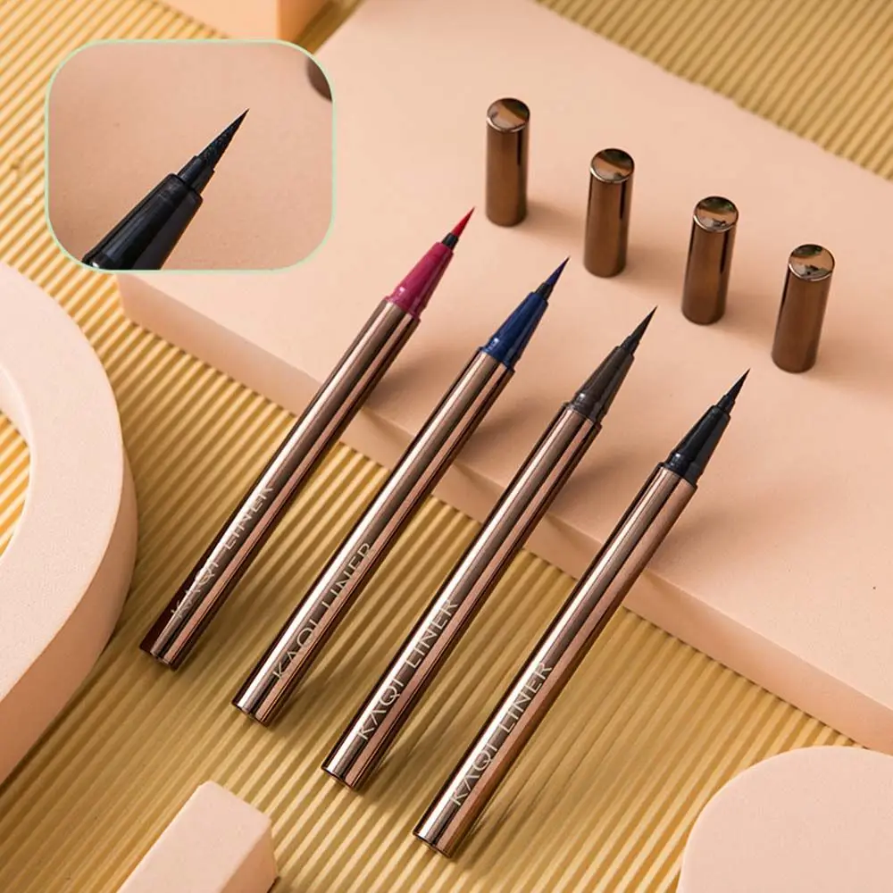 Women Ultra-fine Smooth Oil-proof Quick Drying Non-smudge-free Color Eyeliner Eye Makeup Eye Liner Liquid Eyeliner Pen