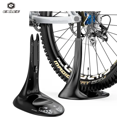 Imagen 1 del producto ENLEE-soporte de almacenamiento para bicicleta de montaña y carretera, soporte Vertical Universal, portátil, ajustable