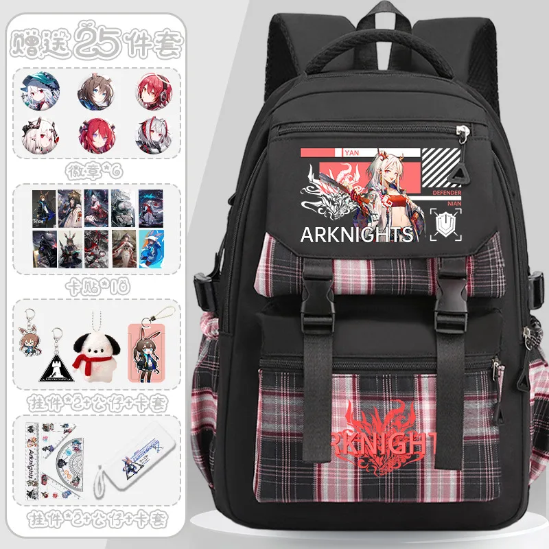 Arknights Students, Large Capacity Anime Game Merchandise Men And Women, Amiya Backpack For Senren A