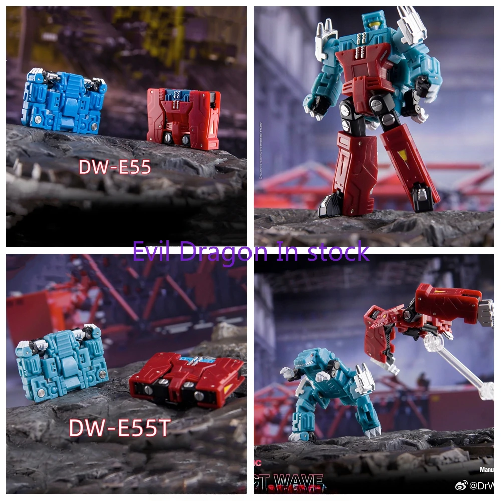 In Stock Transformation Dr. Wu DW-E55 DW-55T Decibel Shockwave Mini DWE55 Action Figure with Box