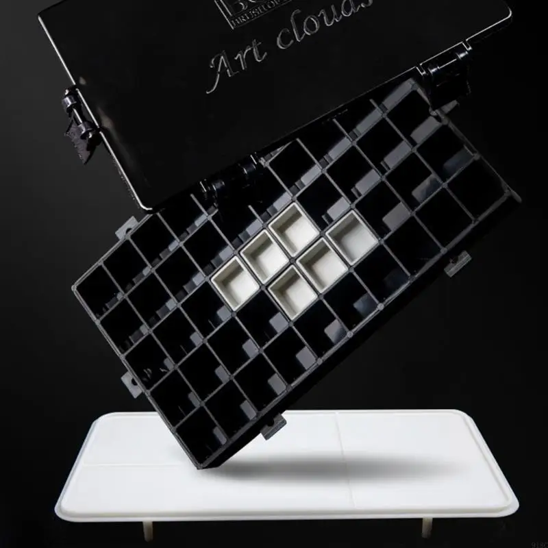 

Durable Paint-Palette Moisturizing Watercolor-Palette Box Leakproof-Palette Case