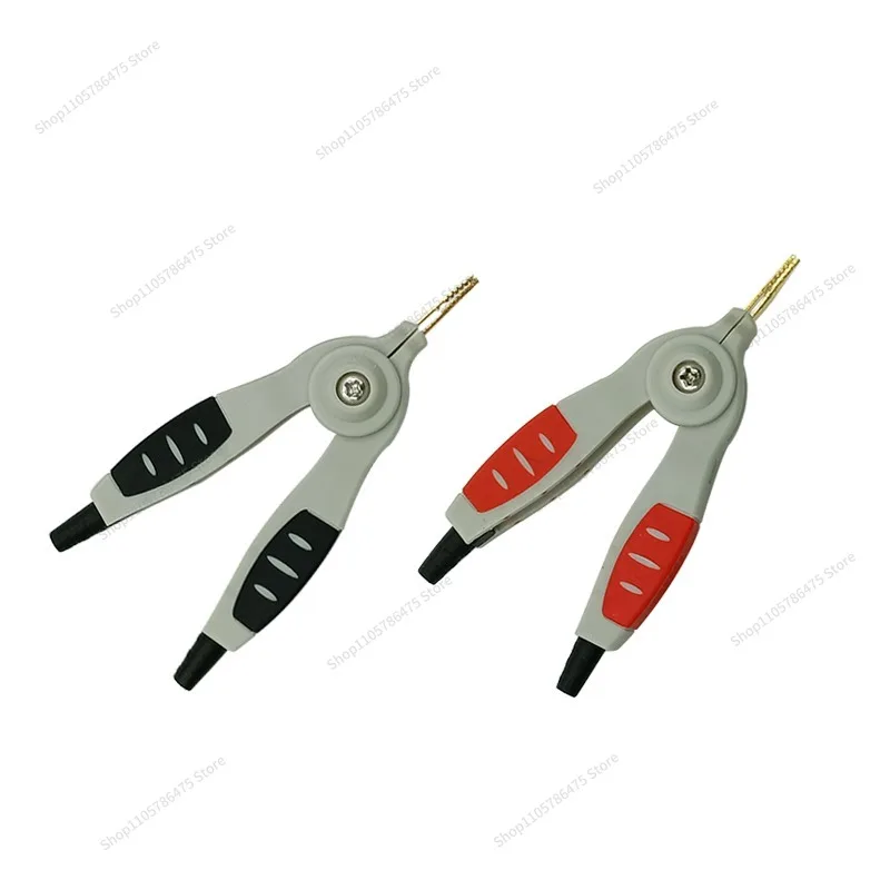 FOR Test Clip Welded LCR Bridge Resistance Clip Tip Nozzle Pure Copper Gold Plated High Current Four Wire Alligator