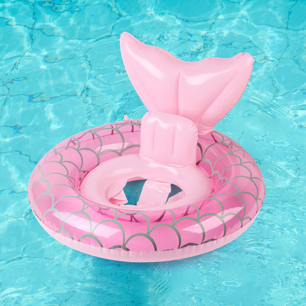 عوامة مسبح قابلة للنفخ، حلقة سباحة وأنبوب سباحة، متعة صيفية للماء في الشاطئ وحفلات المسبح، مثالية للأنشطة المائية