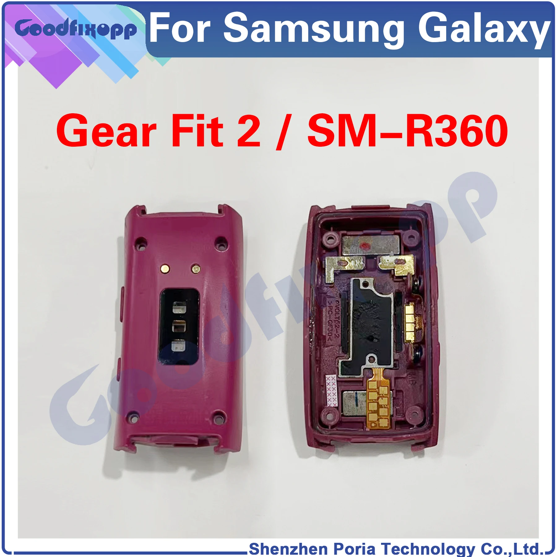 

For Samsung Galaxy Gear Fit 2 SM-R360 R360 Fit2 Battery Back Case Cover Rear Lid Housing Door Repair Parts Replacement