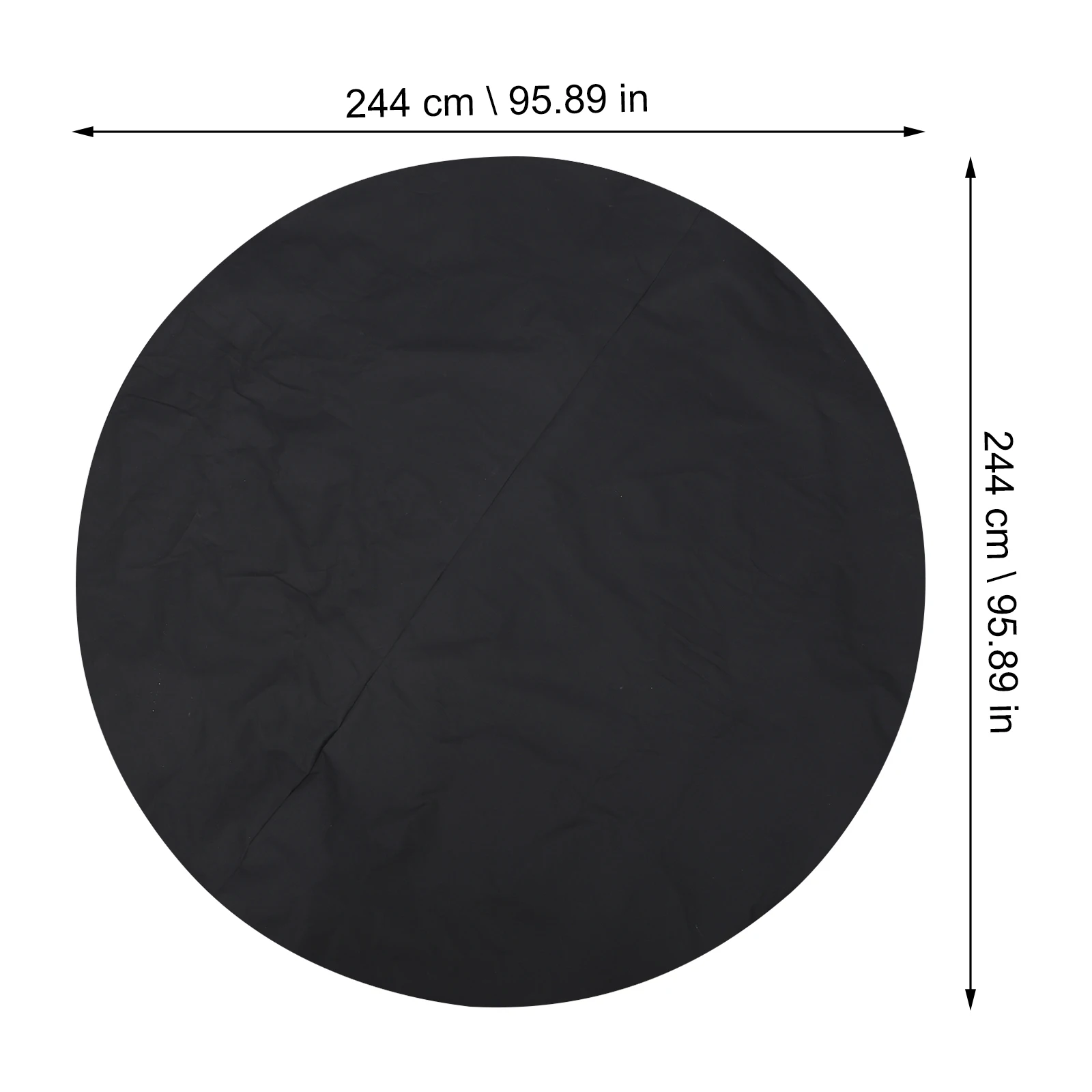 

Trampoline Round Oxford Cloth Waterproof Protective Pool Trampoline Protective Cover Spa Tub Reusable Outdoor Cover
