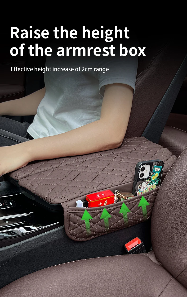 Car Central Armrest Pad For BMW G30 G38 G32 6GT 2018-2023 LHD Auto Center Console Arm Rest Box Cover Mat Protective Accessories