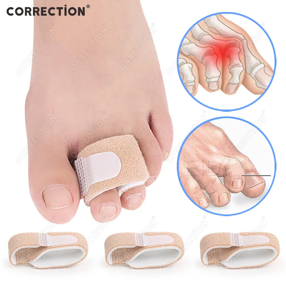 Toe Separators Toe Silicone Bunion Guard Foot Care Orthopedic Finger Toe Separator Correction Pad Foot Care Tool Man women