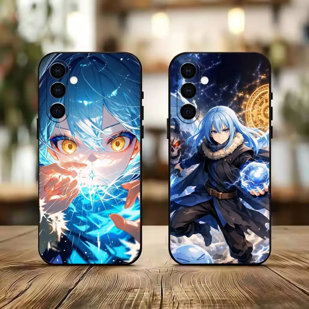 G-Got Reincarnated as a Slime Funny Phone Case Black Silicone Soft For Samsung A73,A72,A71,A70,A53,A52,A51