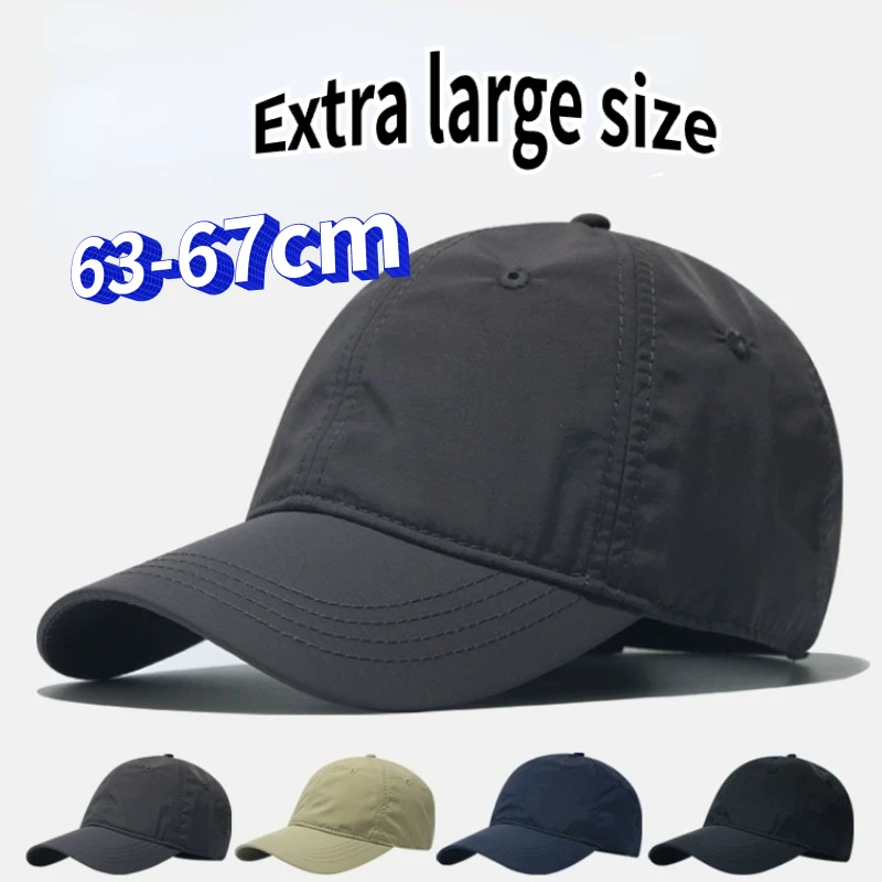 Extra Large Size 67cm Baseball Cap Men Summer Breathable Visor Cap Female Plus Size Sun Hats Male Big Head Outdoor Sun Hats