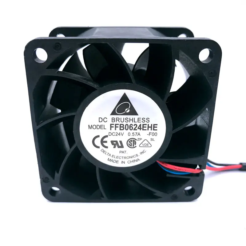 

for FFB0624EHE -F00 FG 24V 0.57A 6CM 6038 dual ball bearing fan for 60*60*38mm 8000RPM