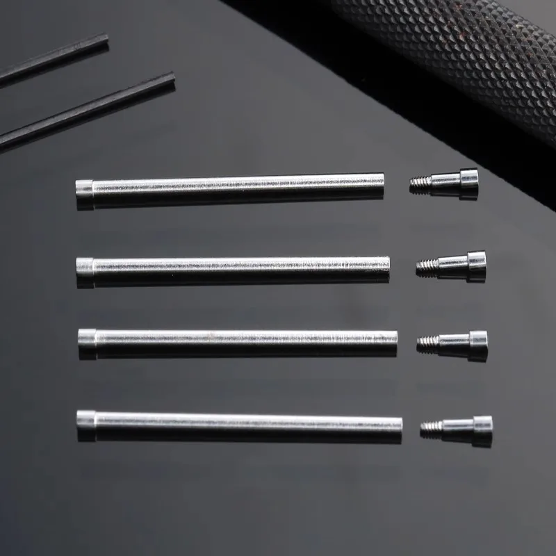 22 23 مللي متر ل بلانكبين خمسون باثومز 5025 5015 حزام الساعات الرجال الفولاذ المقاوم للصدأ ربط قضيب سداسية المسمار حزام ساعة اليد ملحق