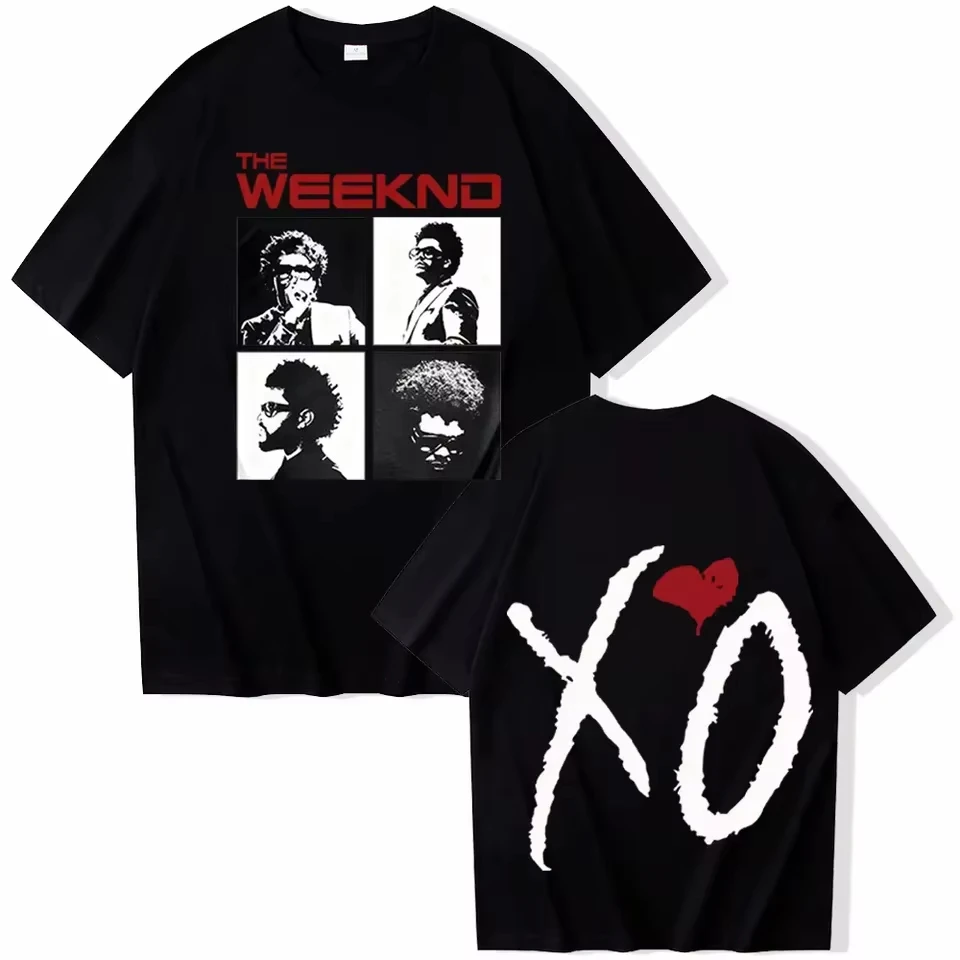 2026 Summer New The Weeknd After Hours til Dawn Tour Graphic Unisex Mens Hip Hop Fashion Short Sleeve Women And Men T-shirt