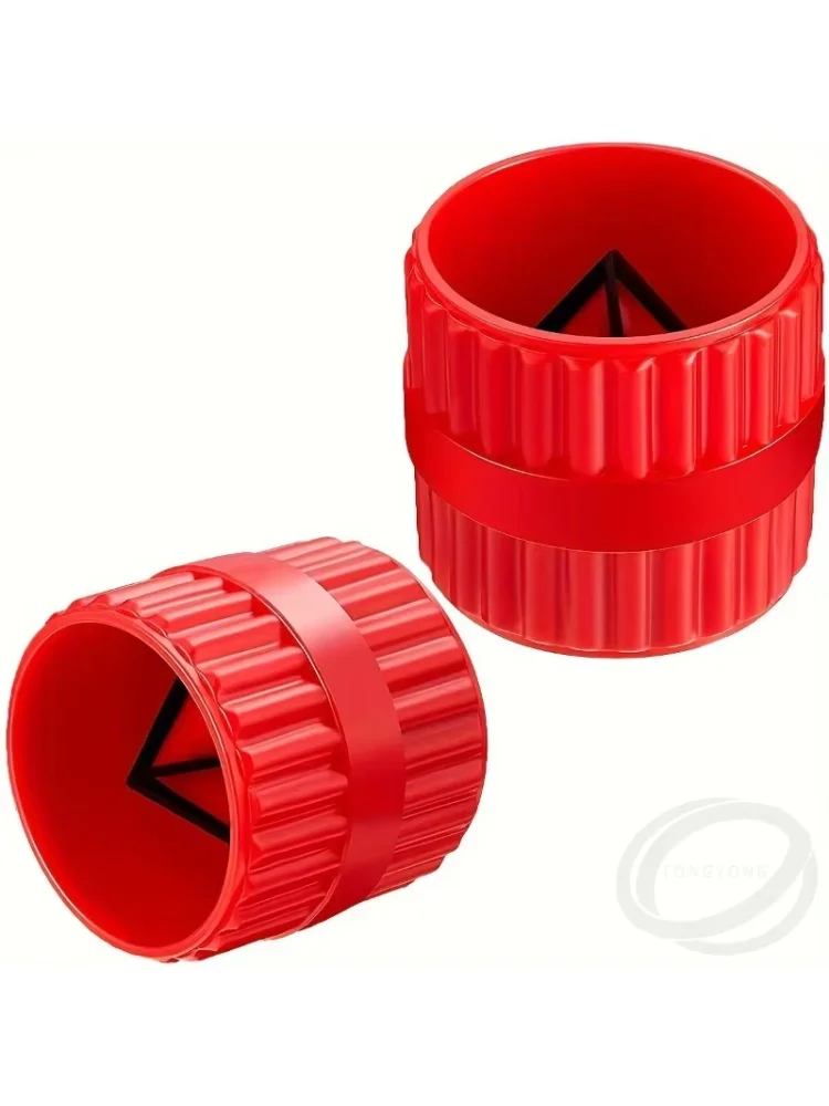 Universal Red Pipe Deburring Tool Metalworking Accessory for External & Internal Chamfer Cutting 5mm-38mm Tube Metal Pipes