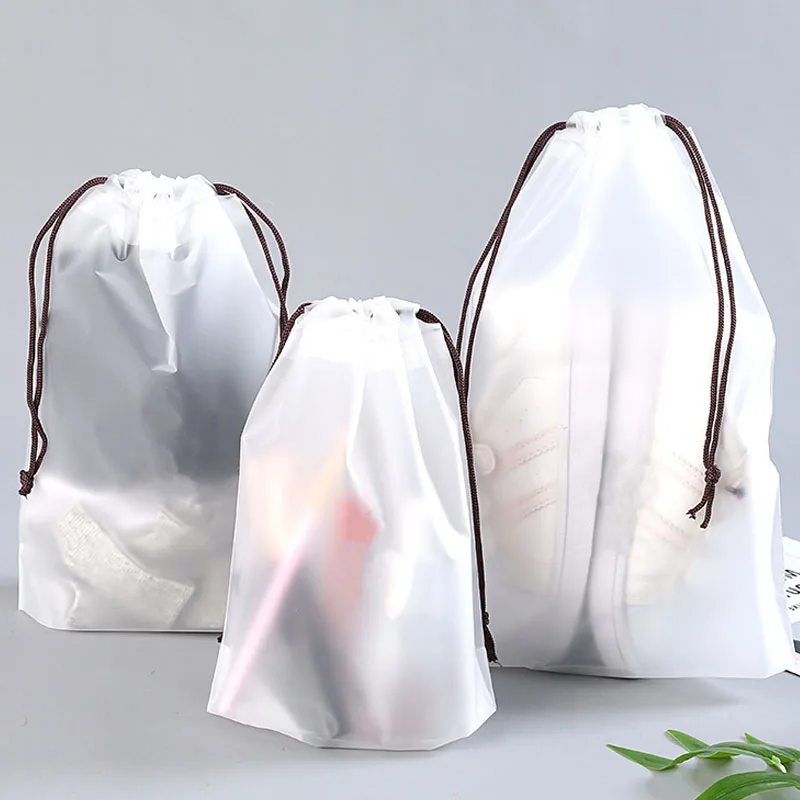 Bolsa de almacenamiento ecológica con cordón para zapatos portátil, bolsa de maquillaje de viaje para artículos diversos, bolsa de almacenamiento para zapatos y calcetines, almacenamiento de ropa, 5/10/20 unidades