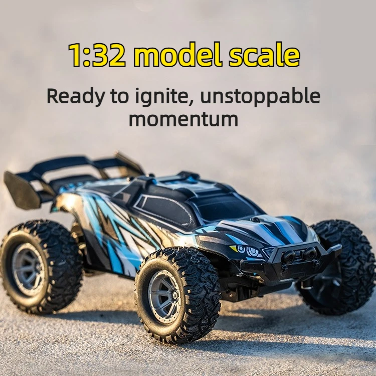 1/32 Mini RC High Speed Drift Car 20km/h Rechargeable Off-Road Climbing Small Remote Control Toy for Boys Kids Children Gift