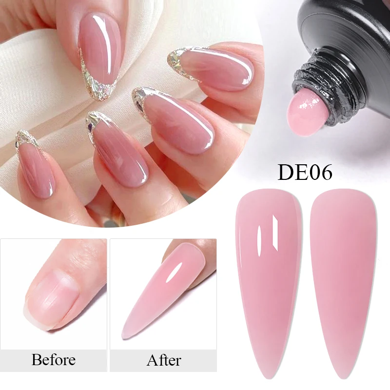 Mtssii-esmalte de uñas en Gel, Gel acrílico con purpurina y lentejuelas, para extensiones de uñas, 10ml