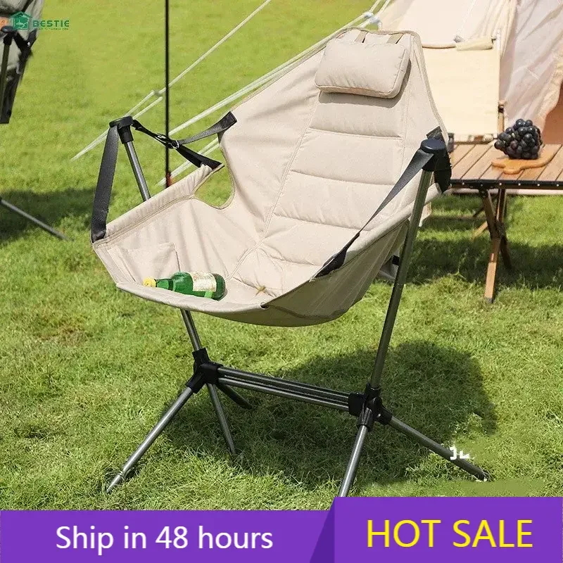

YTYIN Recliner Garden Swinging Chair Hot Selling Portable Foldable Outdoor Hanging Beach Camping Rocker Chair Leisure Lazy Chair