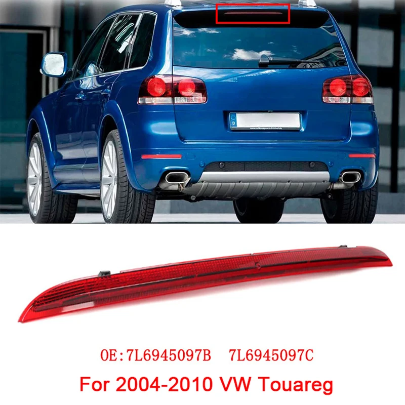 

Для VW Touareg 2003-2010 годов 7L6945097B 7L6945097C задний стоп-сигнал для предотвращения столкновений задний предупреждающий стоп светодиодный сигнальный фонарь