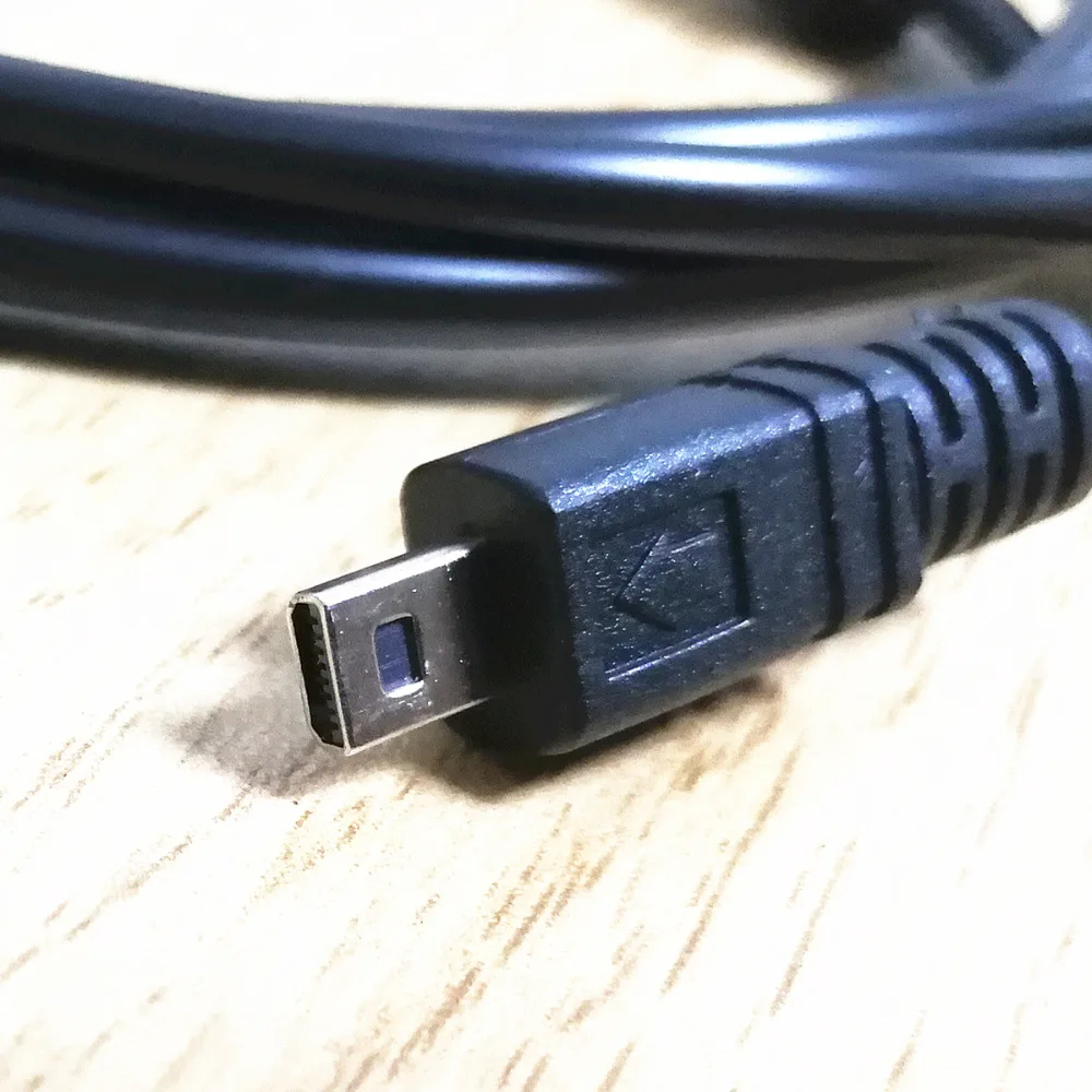 Cable de datos USB de 8 pines para cámara, Cable de datos para Nikon Coolpix Lumix TZ5 LX2 LX5 LX7 FS5 FS6 FS7 FS70 FZ5 FZ7 FZ8 FZ15 FZ20 FZ30 TZ4