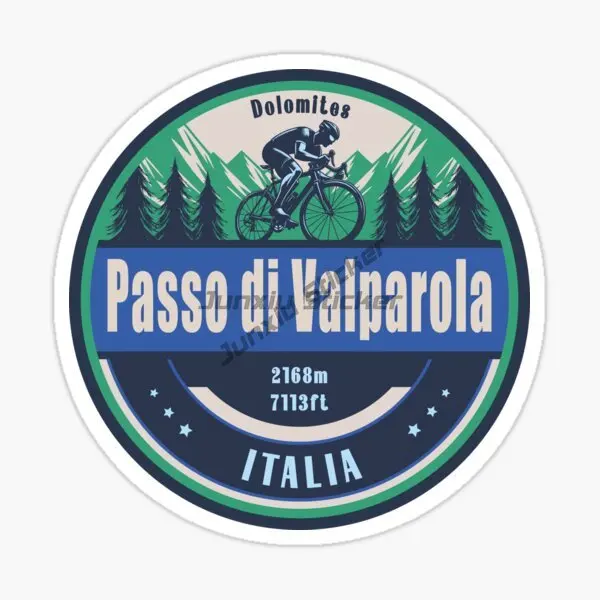 

Passo Di Valparola Italy Dolomites Mountain Pass Cycling Climbing Car Sticker Self-Adhesive Waterproof Decorative Decal