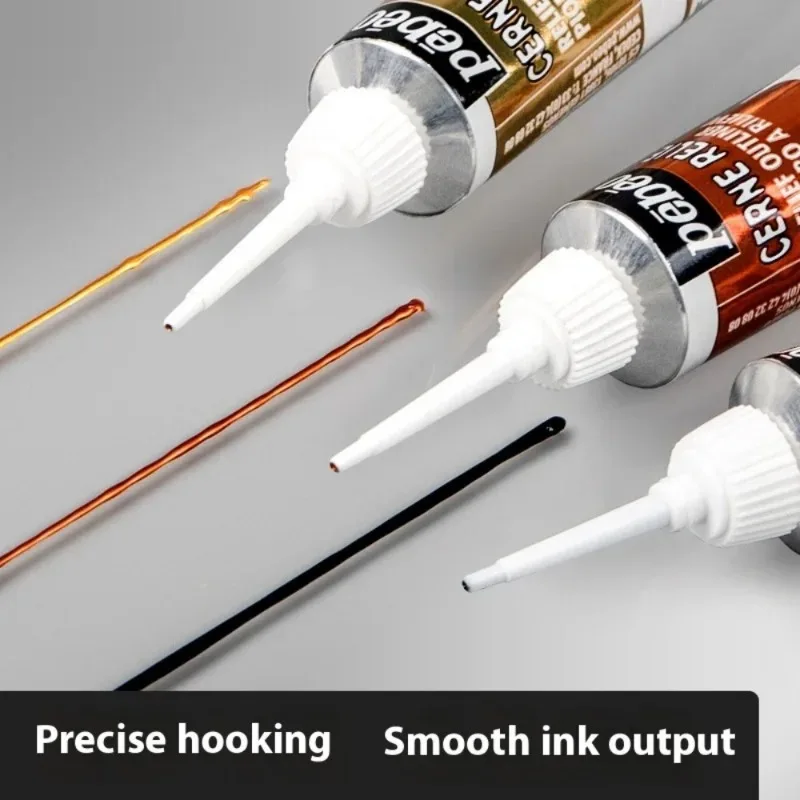20ml Glass Acrylic Paint Tube Waterproof for Wood/Canvas/Fabric Doll Painting Rich Diy Colorant Glass Pigments Artist Supplies